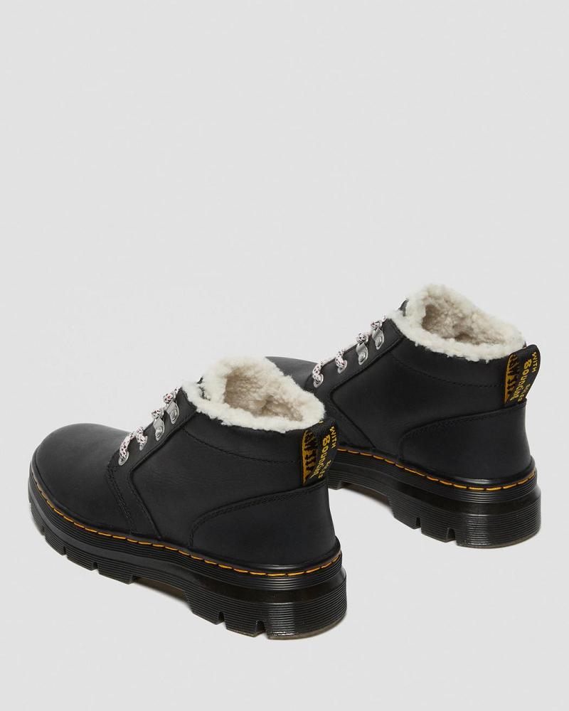 Dr Martens Bonny Faux Shearling Forede Ankelstøvler Dame Sort | DK 42VRW